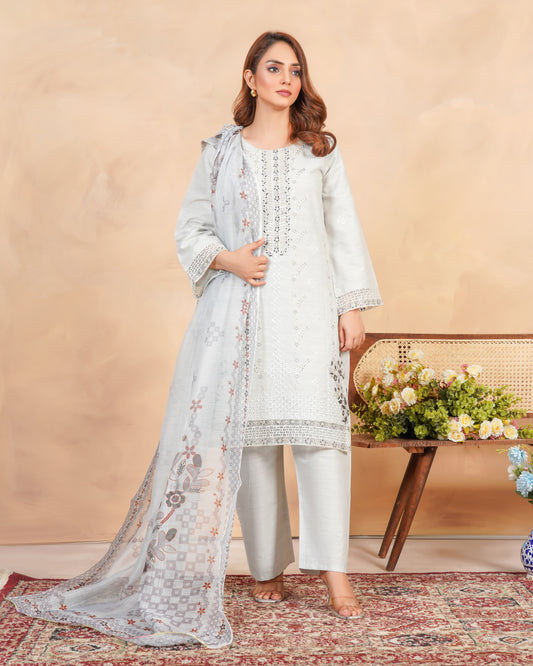 Noor-e-Nazuk - 3PC Stitched Suit