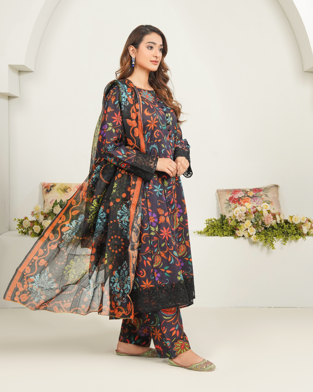 Midnight Garden 3 pcs Print Suit