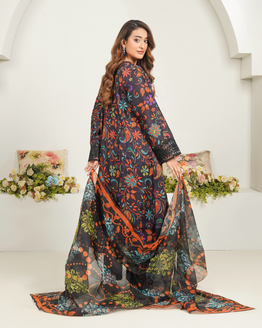 Midnight Garden 3 pcs Print Suit
