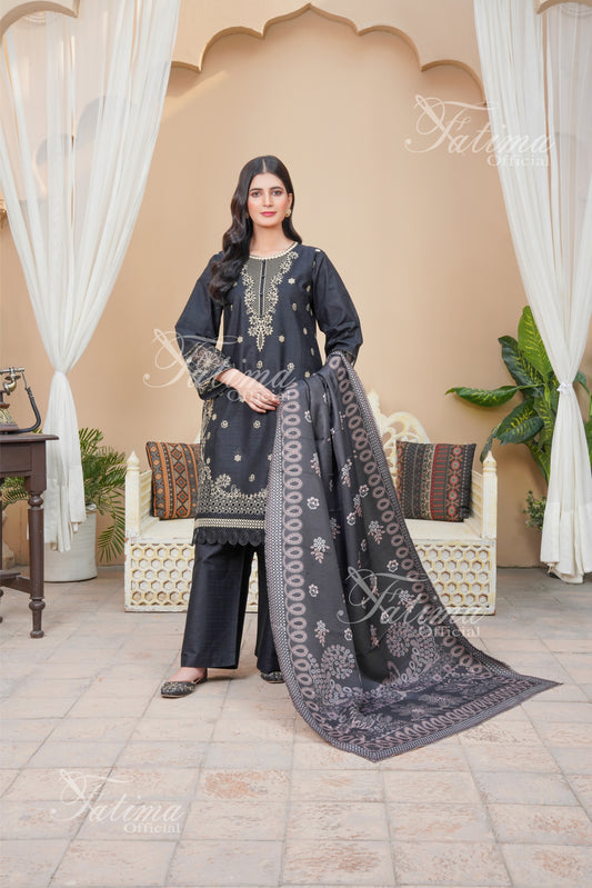 BLACK PAYAL- 3PC