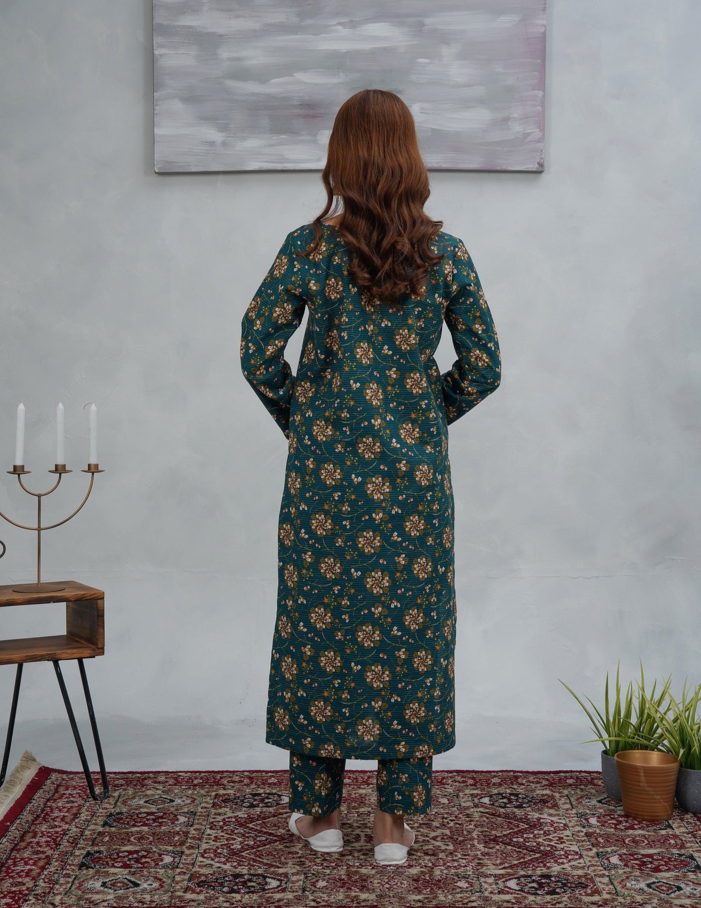 Embroidered Khadder Ensemble-2PC