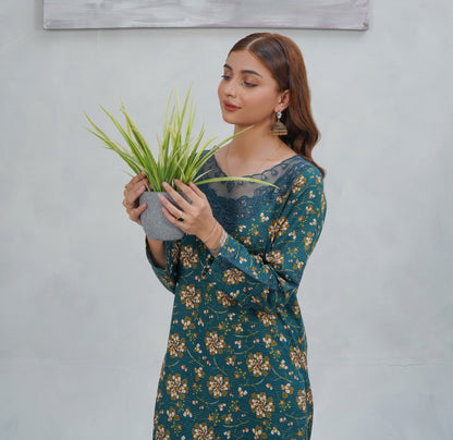 Embroidered Khadder Ensemble-2PC