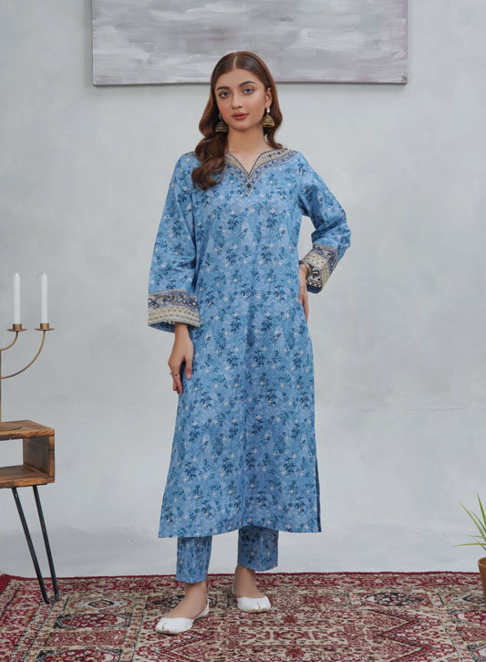 Heritage Embroidery Khadder-2PC